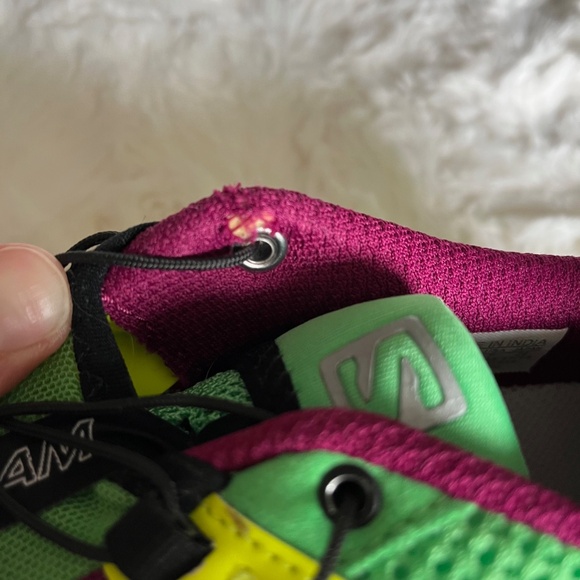 Salomon sneakers X-Scream city trail road/trail running green/yellow/plum - 7 - Picture 10 of 10